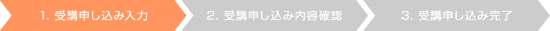 受講予約申し込み入力